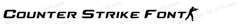 Counter Strike Font字体转换